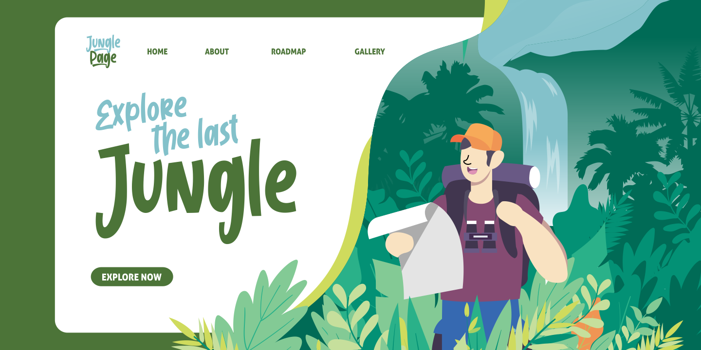 Jungle Land Regular Font preview
